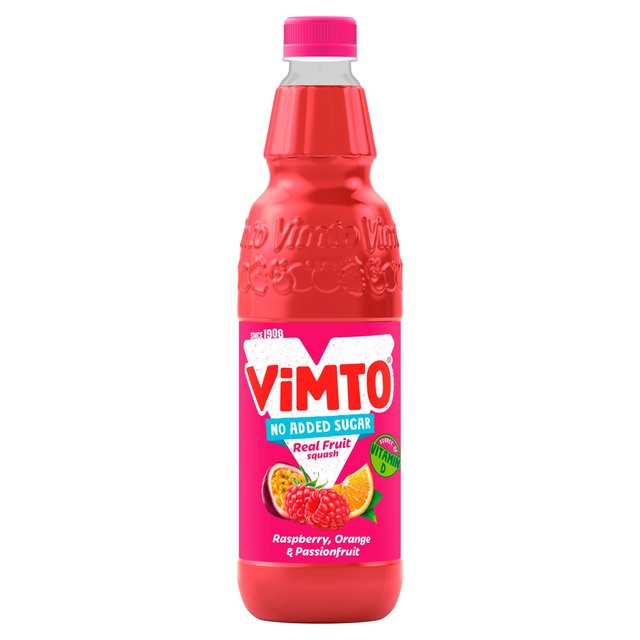 Vimto Remix Raspberry Orange & Passionfruit Squash   1L GOODS M&S   