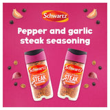 Schwartz Pepper & Garlic Steak Seasoning Jar   46g GOODS M&S   