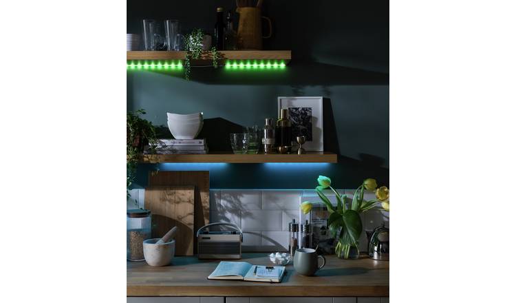 Argos Home Atollo LED colour changing strip lights set of 4 (British brand)