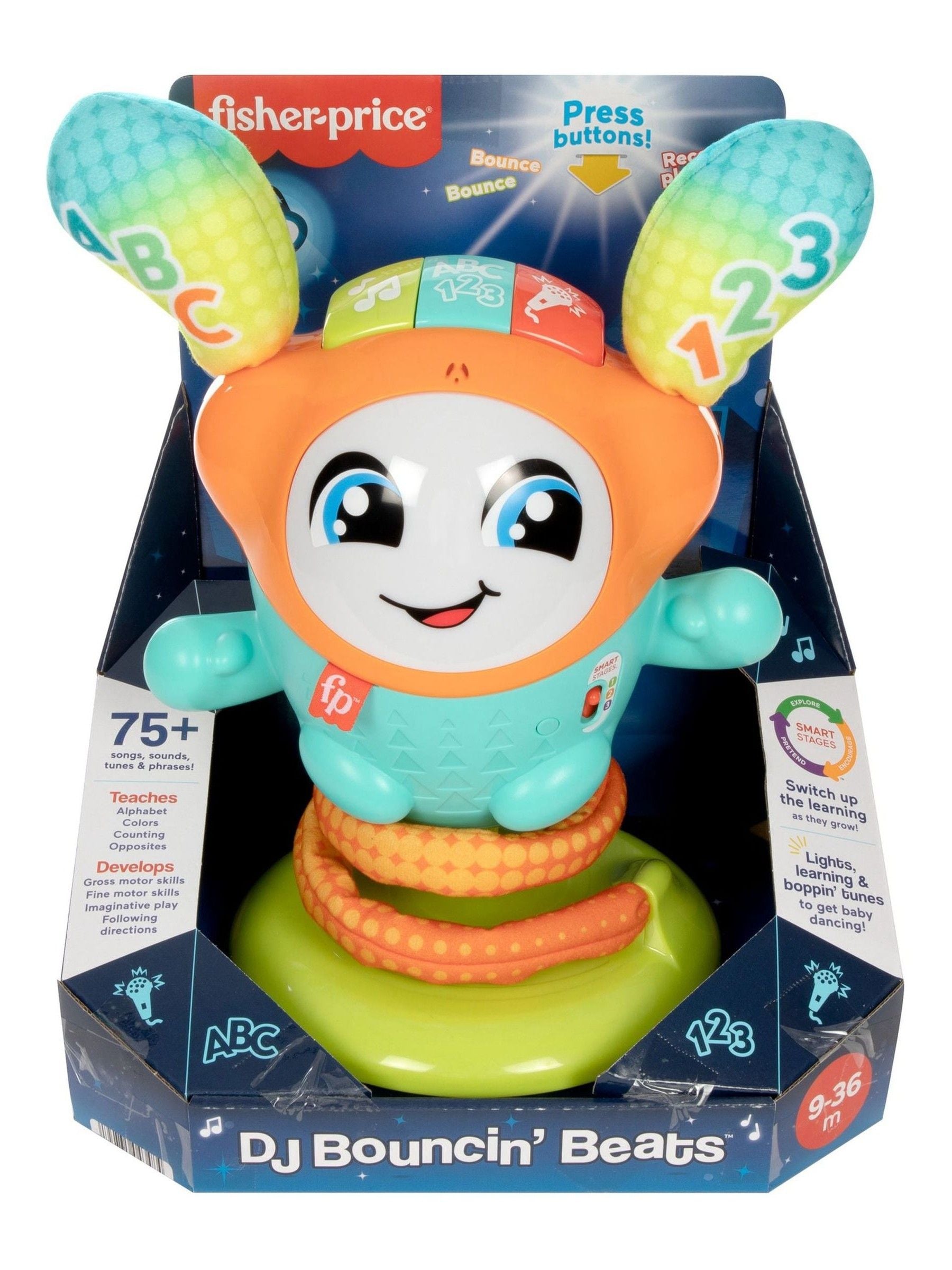 Fisher-Price DJ Bouncin' Beats baby musical toy - British product