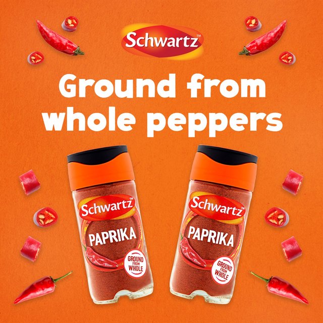 Schwartz Ground Paprika Jar   40g GOODS M&S   