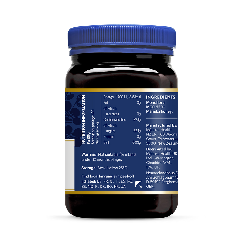Manuka Health MGO 250+ Manuka honey 500g - British product