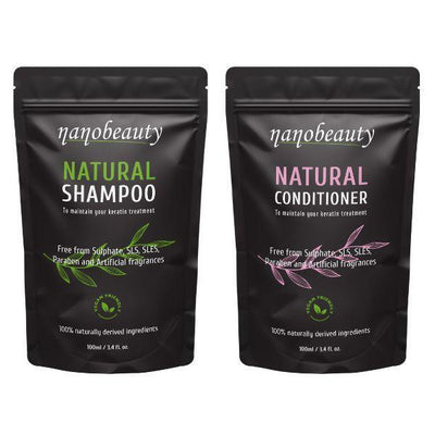 Nanobeauty Naturlig Shampoo og Balsam Sett 100ml Hver