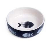 Petface Ceramic Fish Bone Cat Bowl GOODS M&S   