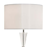 Risha Crystal Table Lamp with Ivory Faux Silk Shade GOODS Costco UK