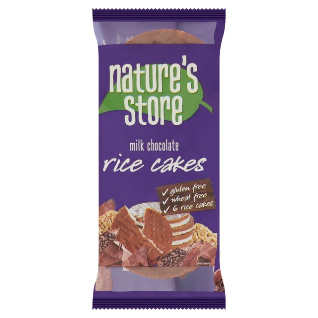 Nature's Store Gluten Free Milk Chocolate Rice Cakes   100g GOODS M&S   