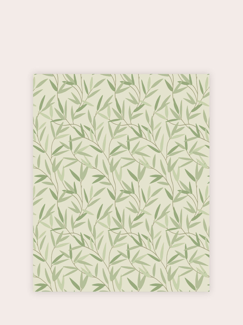 Laura Ashley Weidenblatt Tapetenmuster A4, UK-Version