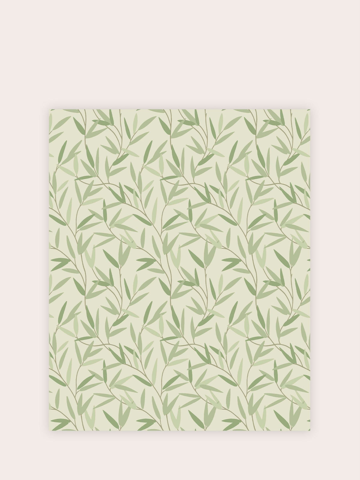 Laura Ashley Weidenblatt Tapetenmuster A4, UK-Version