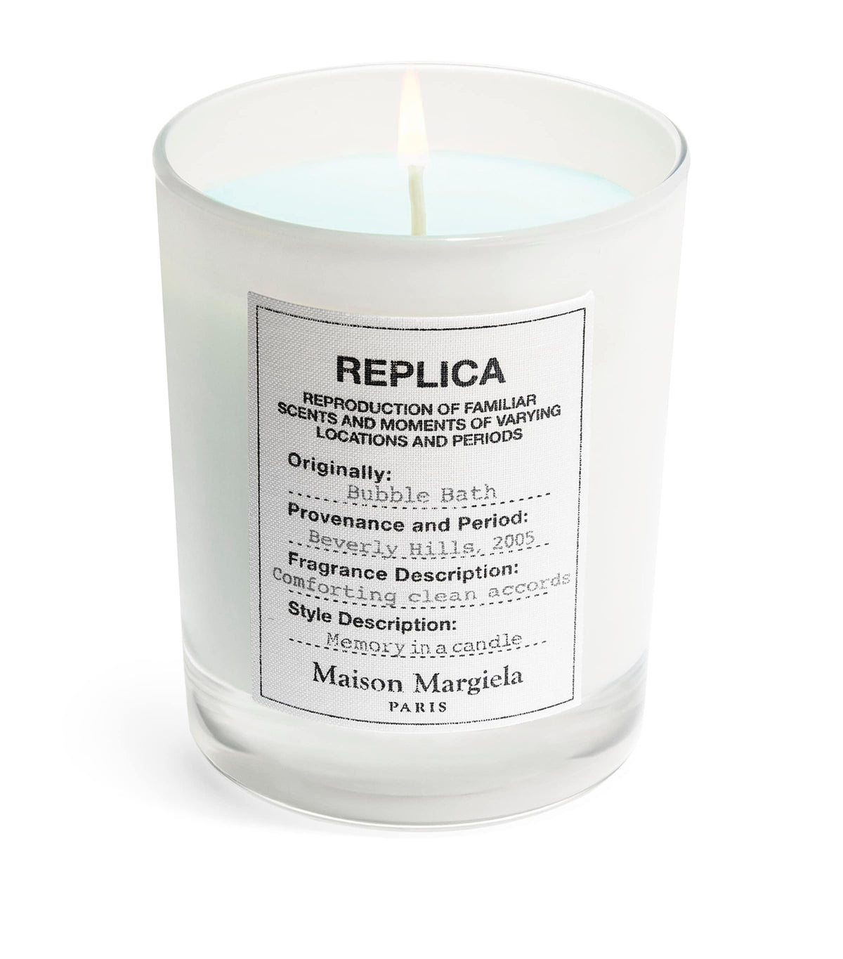 Maison Margiela Replica Bubble Bath candle, imported from the UK