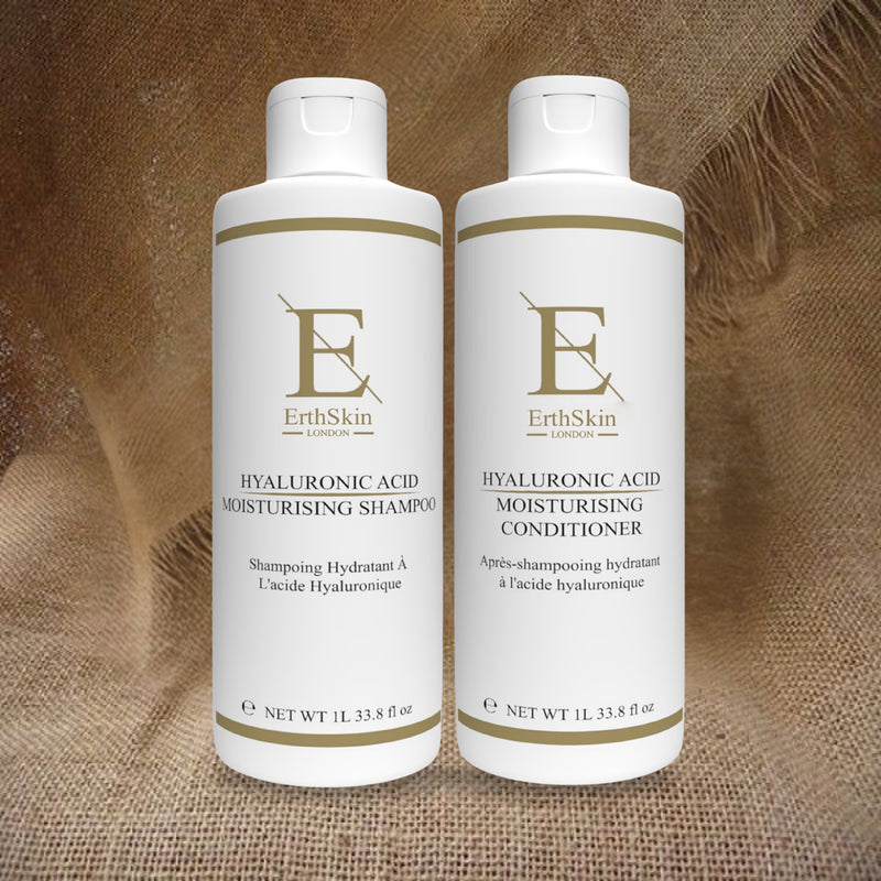 Erth Skin London Hyaluronic Acid Shampoo and Conditioner set 1L each (British brand)