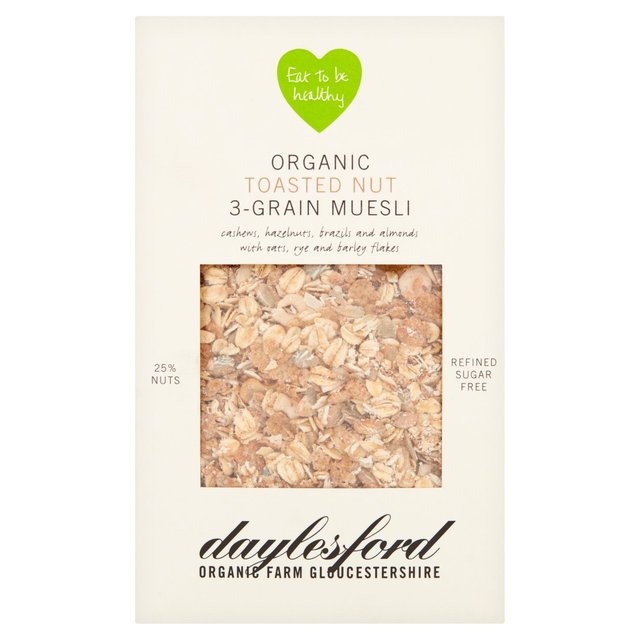 Daylesford Organic Toasted Nut 3-Grain Muesli   450g GOODS M&S   