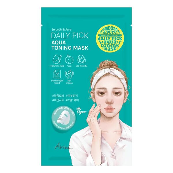 Ariul sheet mask Aqua Toning 1pc - British product
