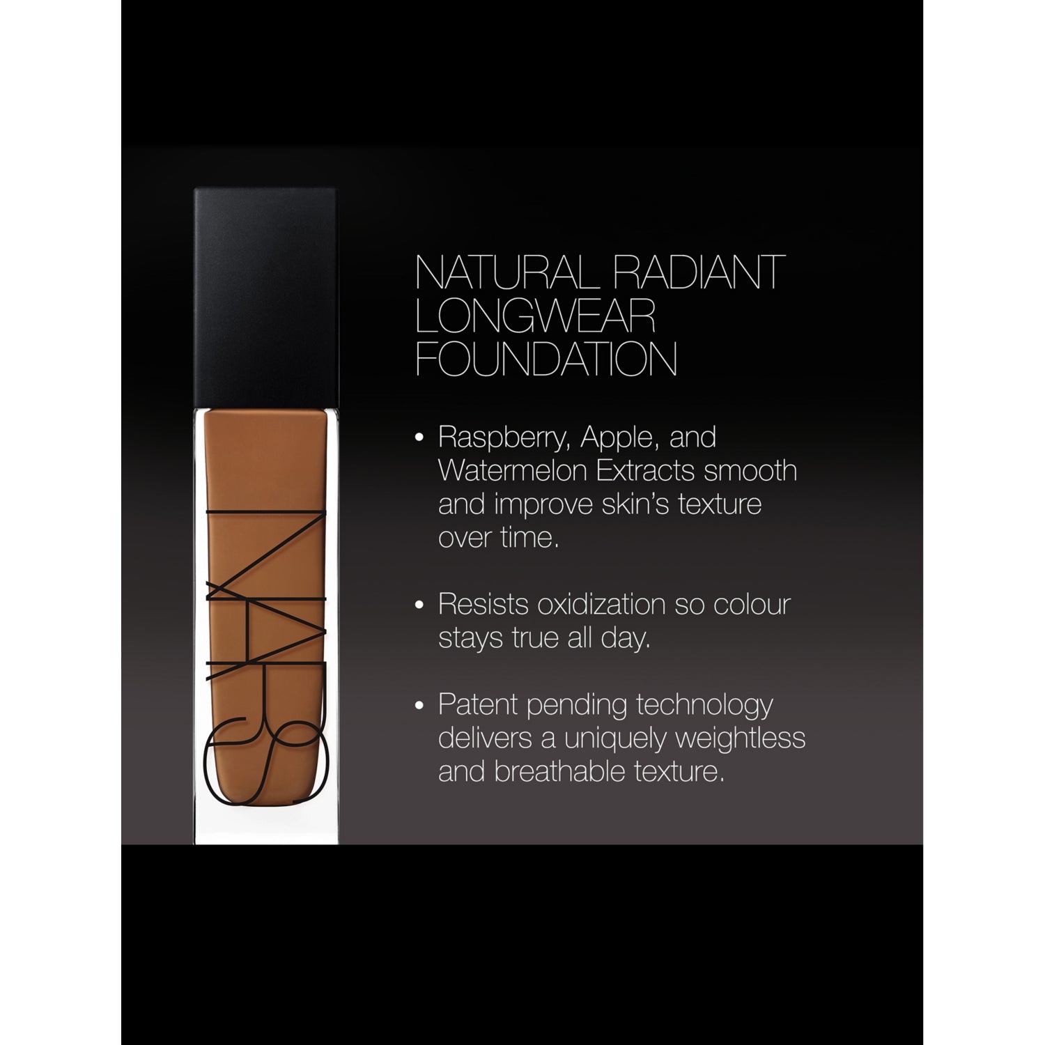 NARS Natural Radiant Longwear Foundation 30ml - British product