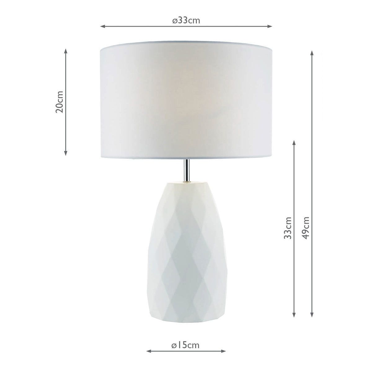 Ciara Geometric Table Lamp GOODS Costco UK