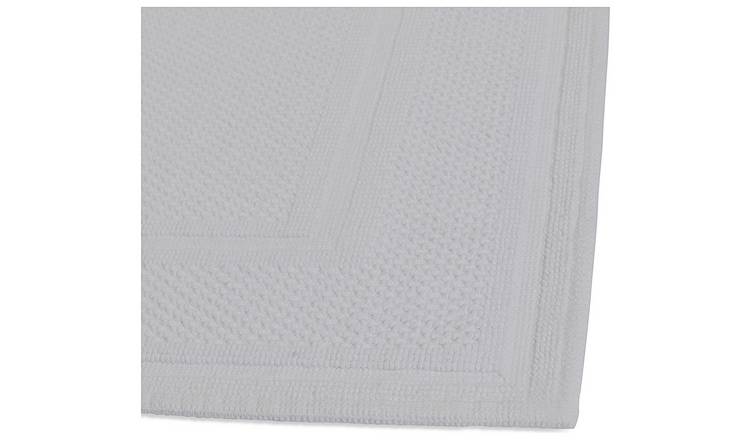 Habitat dove grey cotton bath mat - British product