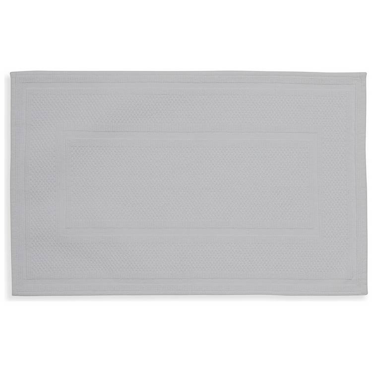 Habitat dove grey cotton bath mat - British product