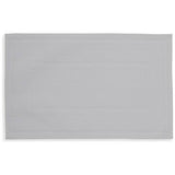 Habitat dove grey cotton bath mat - British product