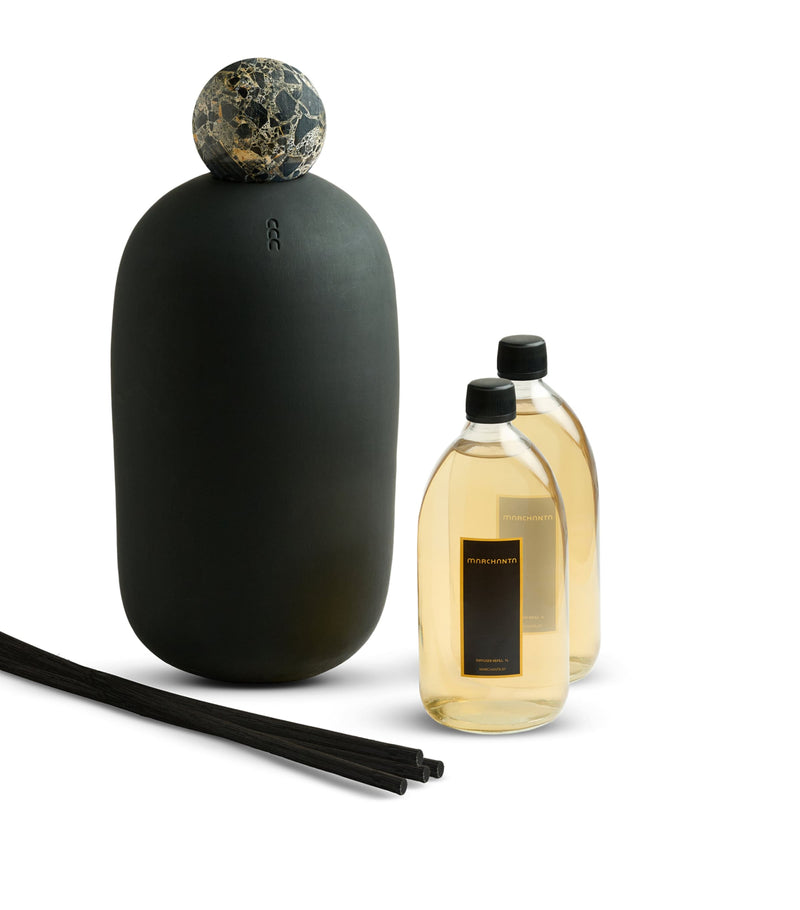 Marchanta Black Tinaja reed diffuser 2L, imported from the UK