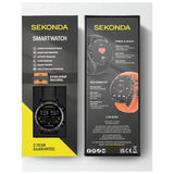 Sekonda Active Plus smartwatch black metal case gift set (British brand)