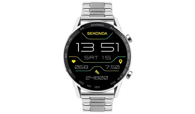 Sekonda Active Plus smartwatch stainless steel bracelet 38mm (British brand)