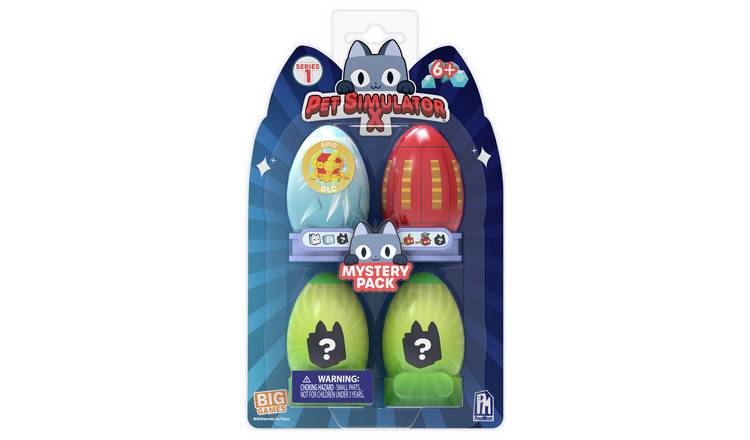 Pet Simulator X mystery pets 4 pack - British product