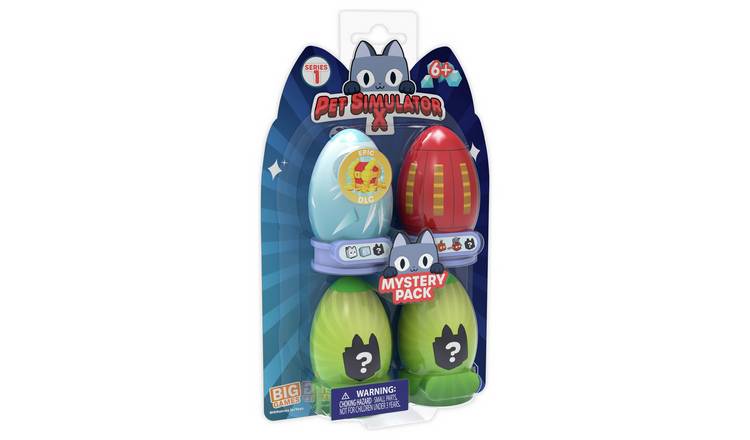 Pet Simulator X mystery pets 4 pack - British product