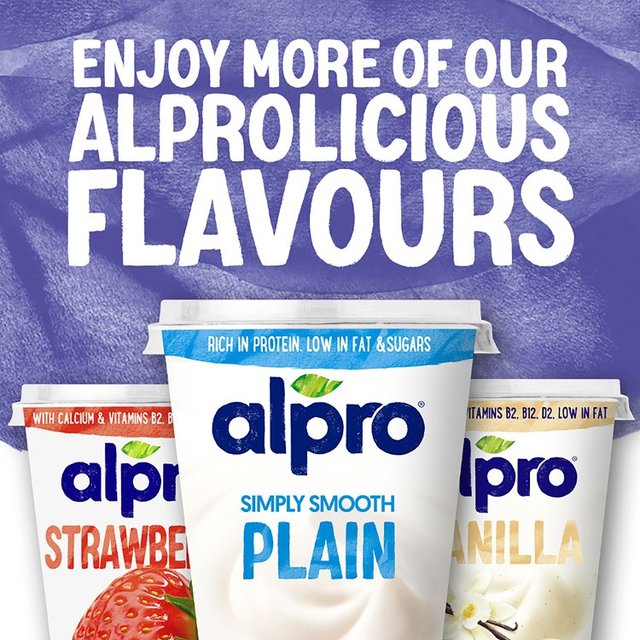 Alpro Raspberry-Cranberry & Blackberry Yoghurt Alternative   4 x 125g GOODS M&S   