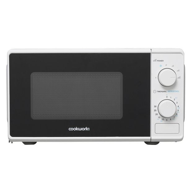 Cookworks 700W manual microwave white (British brand)