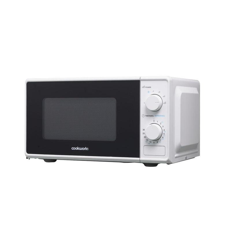Cookworks 700W manual microwave white (British brand)