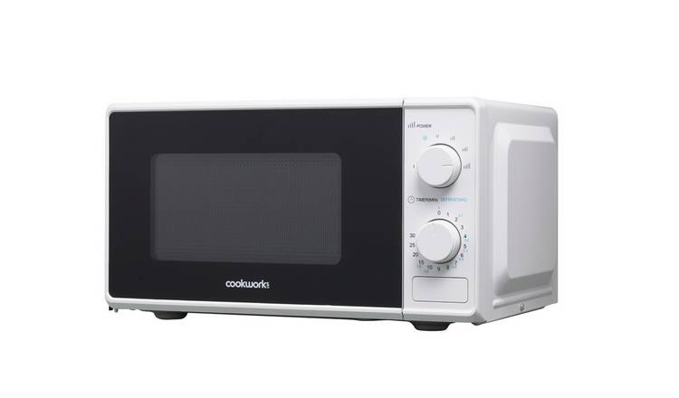 Cookworks 700W manual microwave white (British brand)