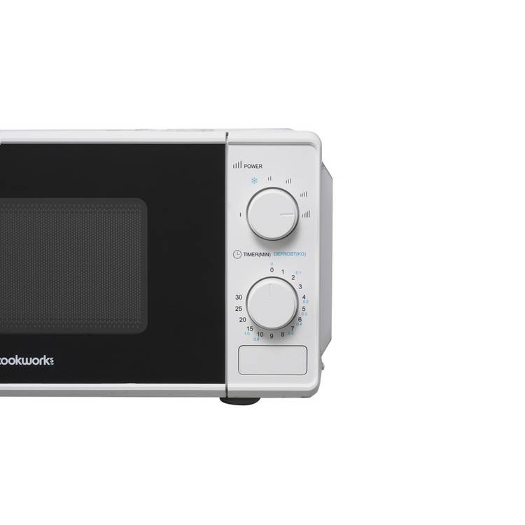 Cookworks 700W manual microwave white (British brand)