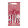 Elegant Touch acrylic coffin nails Berry Lemonade - British product