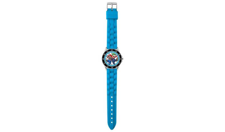 Nintendo Mario time teacher watch with silicone strap, imported from the UK