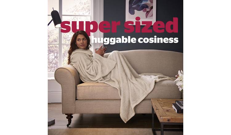 Silentnight Neutral Snugsie wearable blanket, imported from the UK