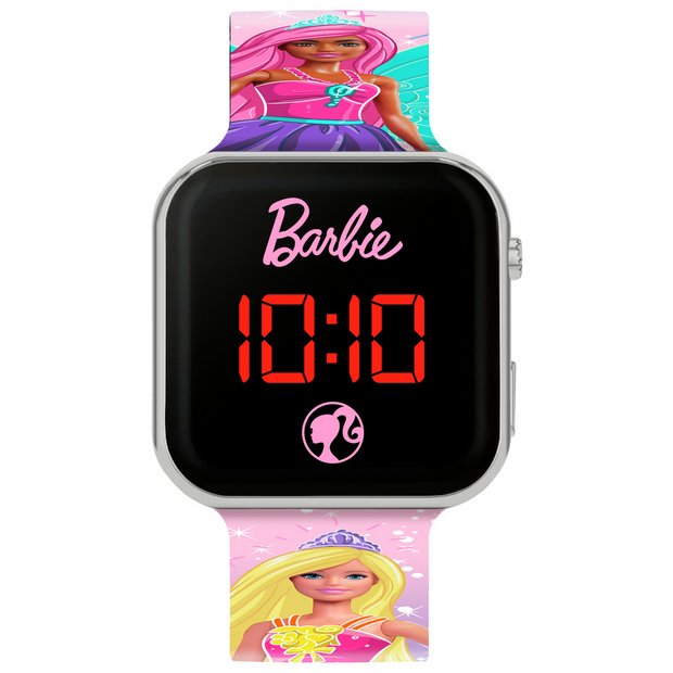Barbie multicoloured LED digital watch kids - British product