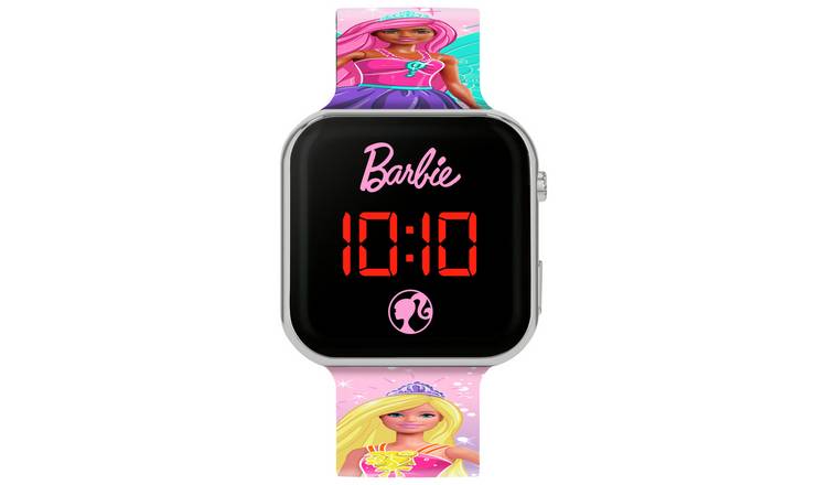 Barbie multicoloured LED digital watch kids - British product
