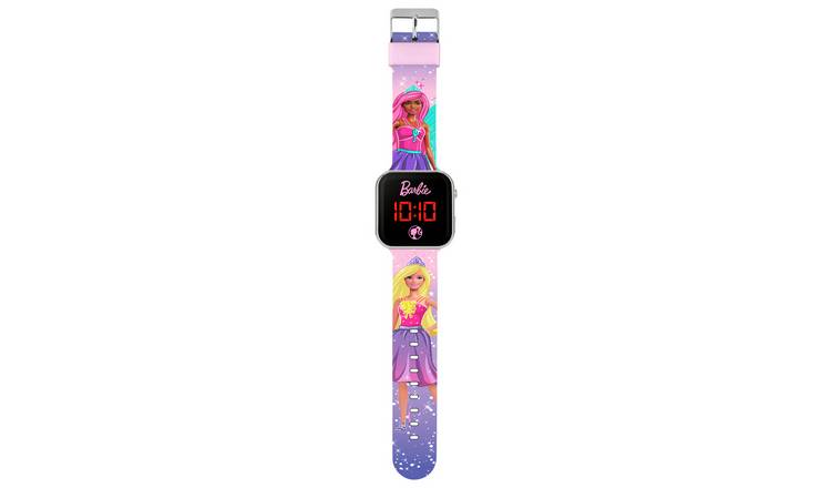 Barbie multicoloured LED digital watch kids - British product