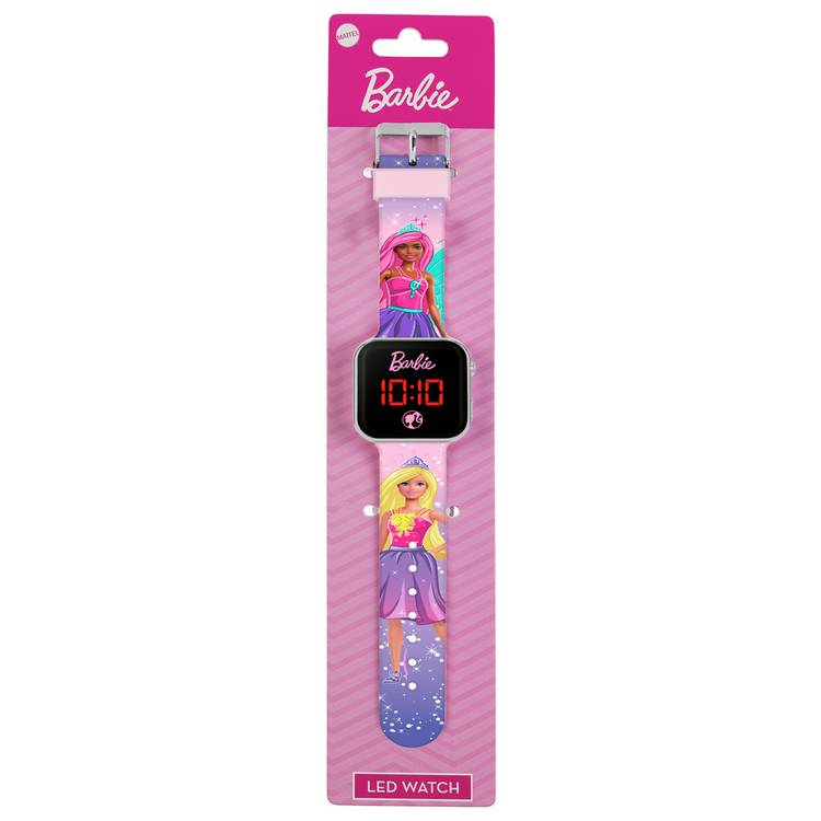 Barbie multicoloured LED digital watch kids - British product