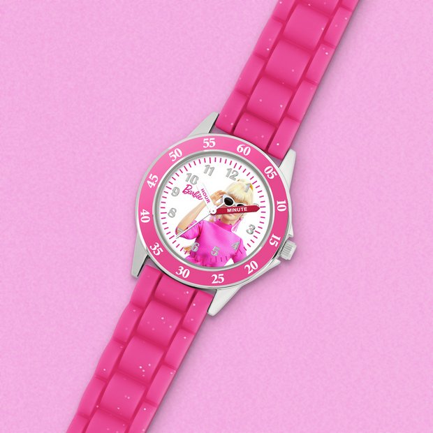 Barbie pink time teacher watch 33mm, imported from the UK