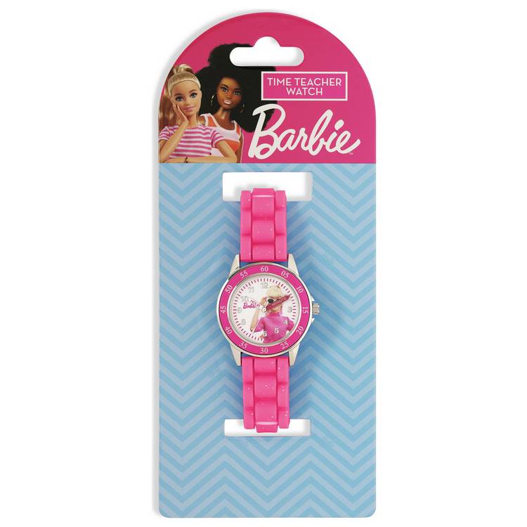 Barbie pink time teacher watch 33mm, imported from the UK