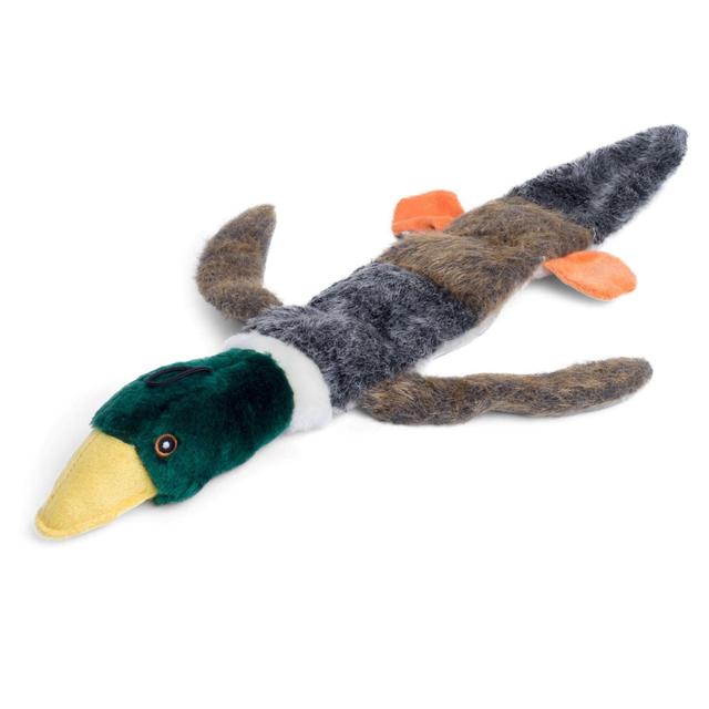 Petface Luxury Multi Squeak Duck Dog Toy GOODS M&S   