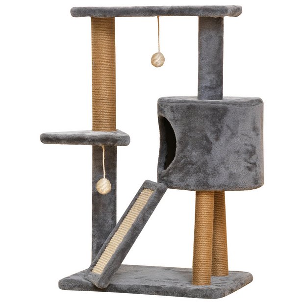 Grey cat scratch and rest station, imported from the UK