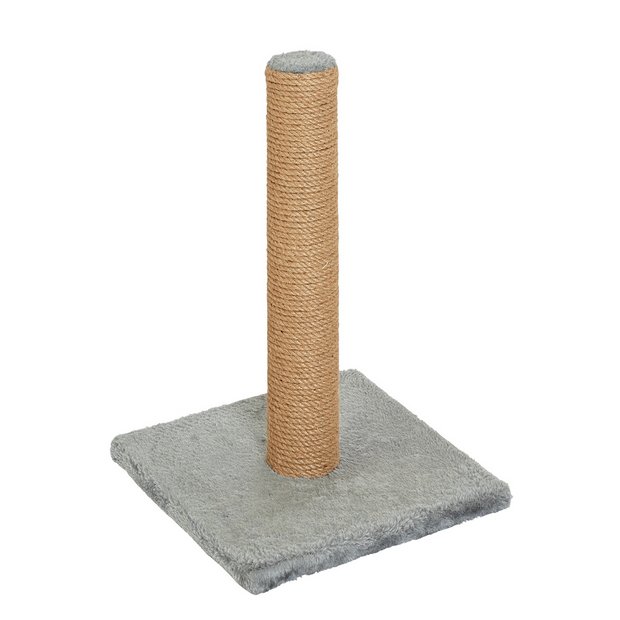 Basic Cat Scratching Post grey 44cm height jute surface, UK version