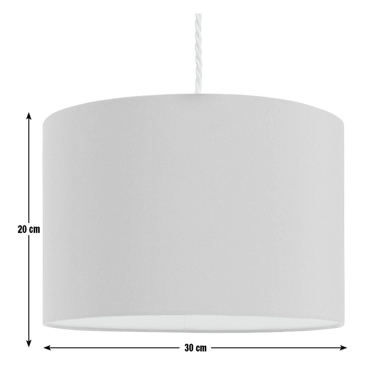 Argos Home Charcoal Easy Fit Lampshade - 30cm