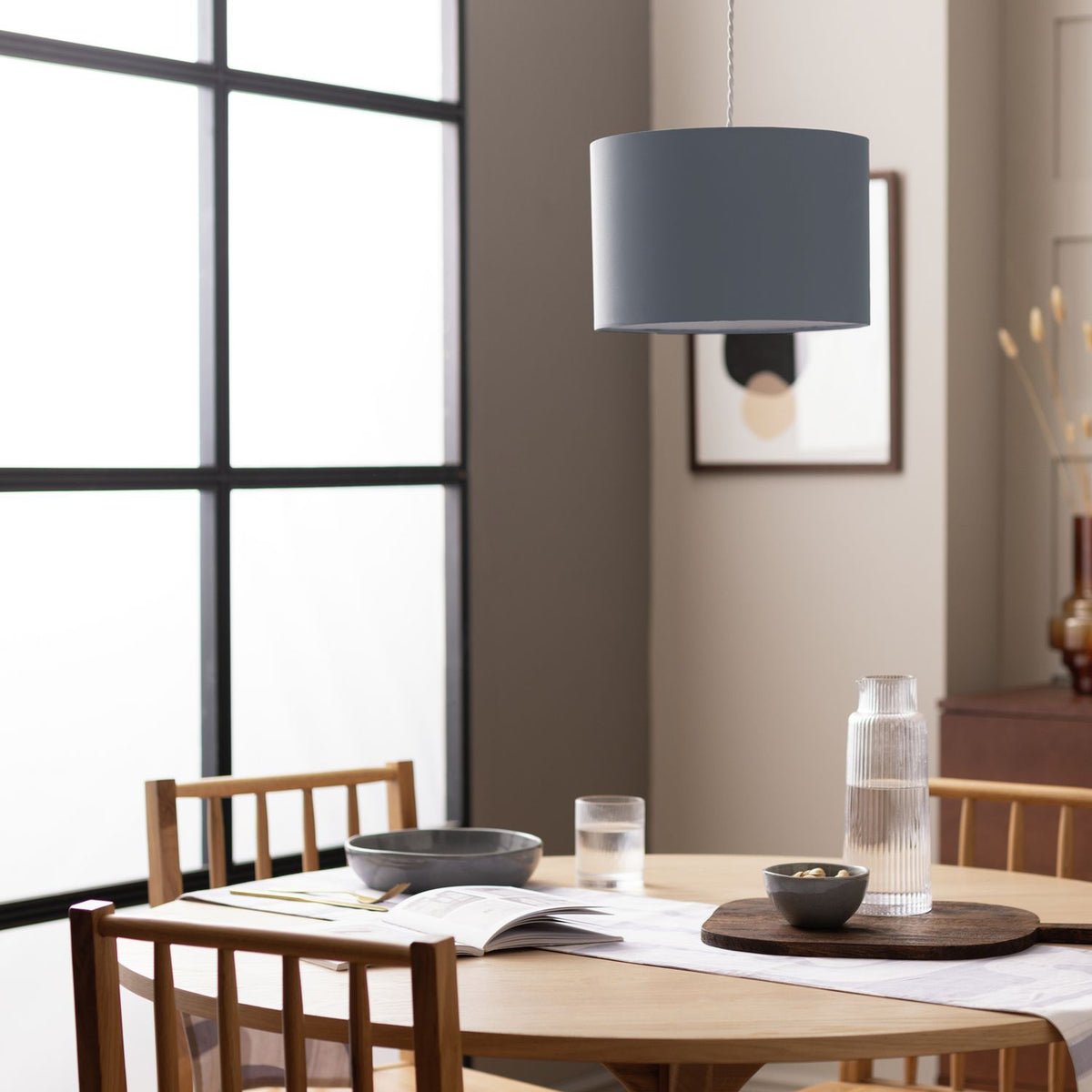 Argos Home Charcoal Easy Fit Lampshade - 30cm
