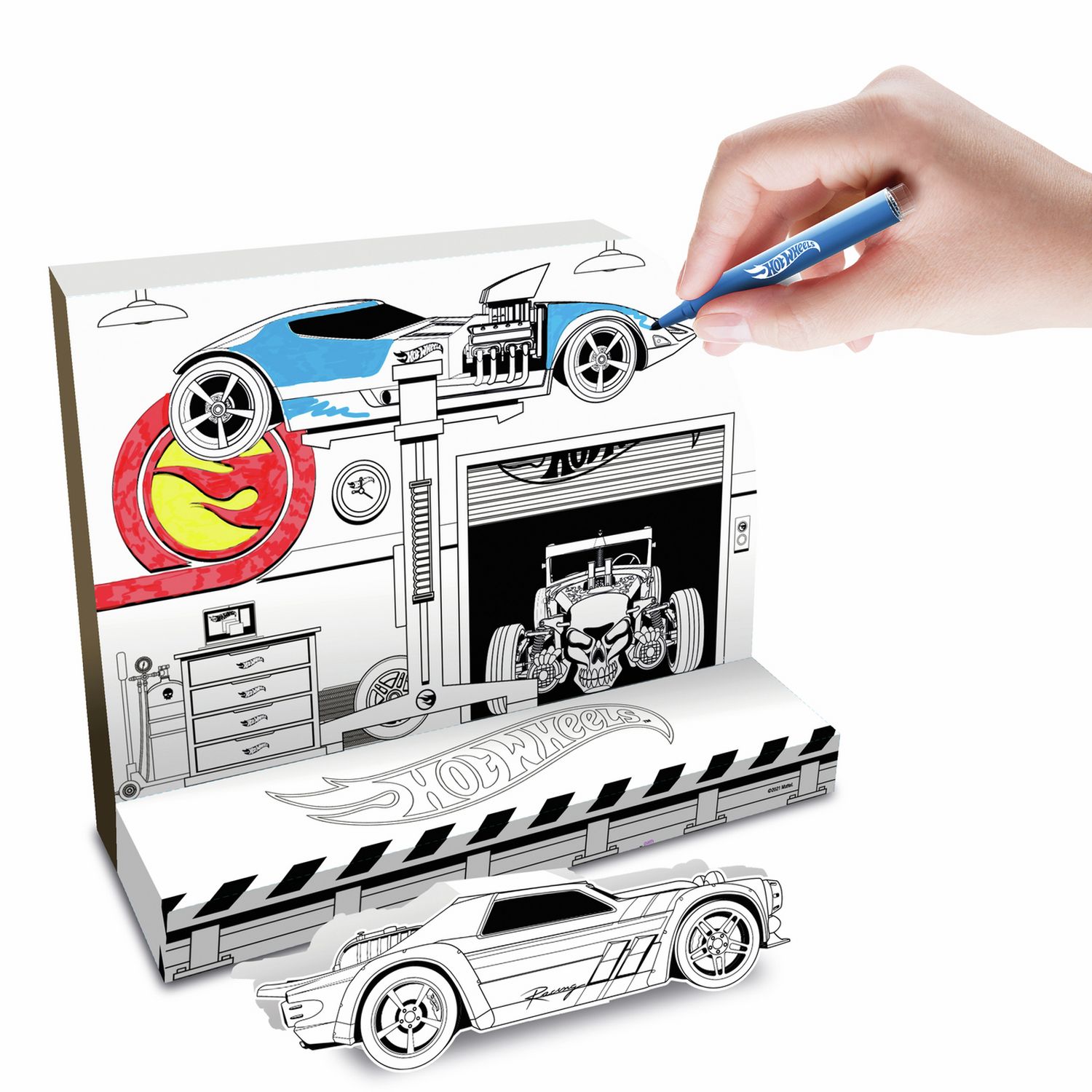 Hot Wheels Bumper Activity Set craft kit (British brand)