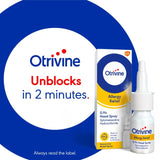 Otrivine Allergy Hayfever & Blocked Nose Relief Nasal Spray   10ml GOODS M&S   