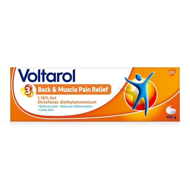 Voltarol Back & Muscle Pain Relief Gel 1.16%   100g GOODS M&S   