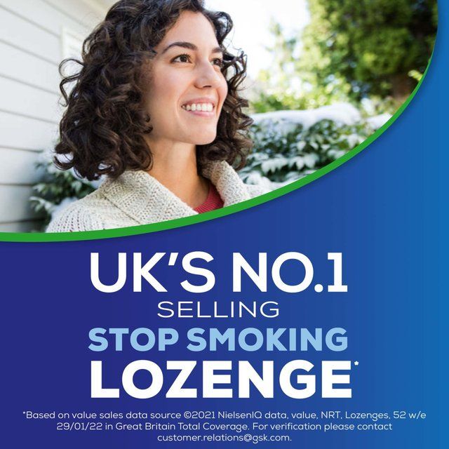 Nicotinell Nicotine Lozenge Stop Smoking Sugar Free Mint 1mg 144 Pack   144 per pack GOODS M&S   