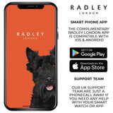 Radley Series 21 smart watch with blue silicone strap (British brand)